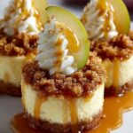 Apple Crisp Mini Cheesecakes