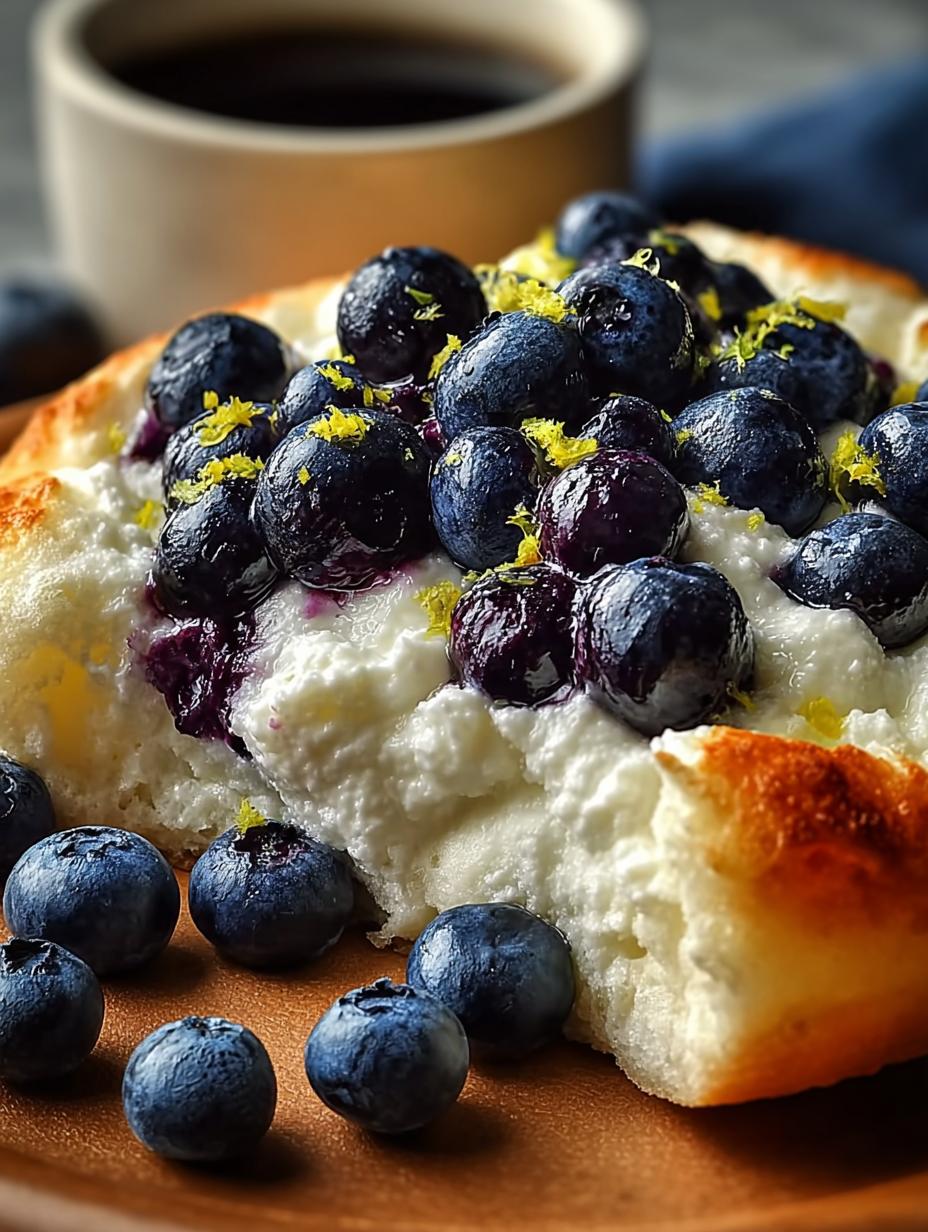 Blueberry Fluffy Cottage Cheese: 5-Min Breakfast Bliss - Blueberry Fluffy Cottage Cheese - main visual representation