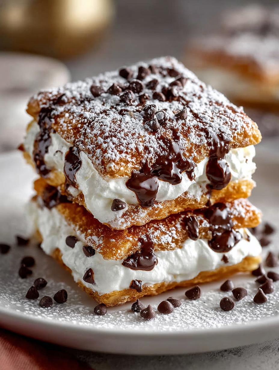 Cannoli Squares