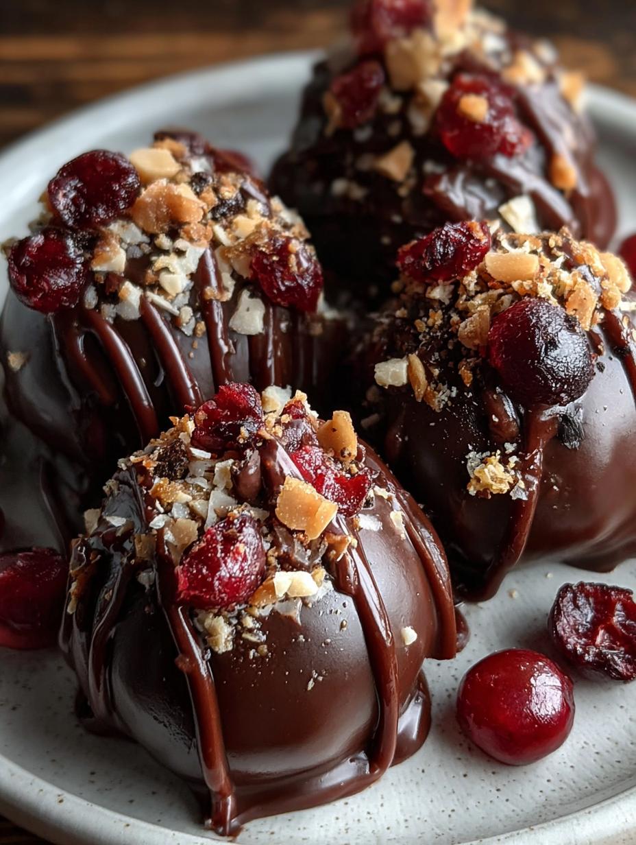 Chocolate Covered Cranberry Sauce