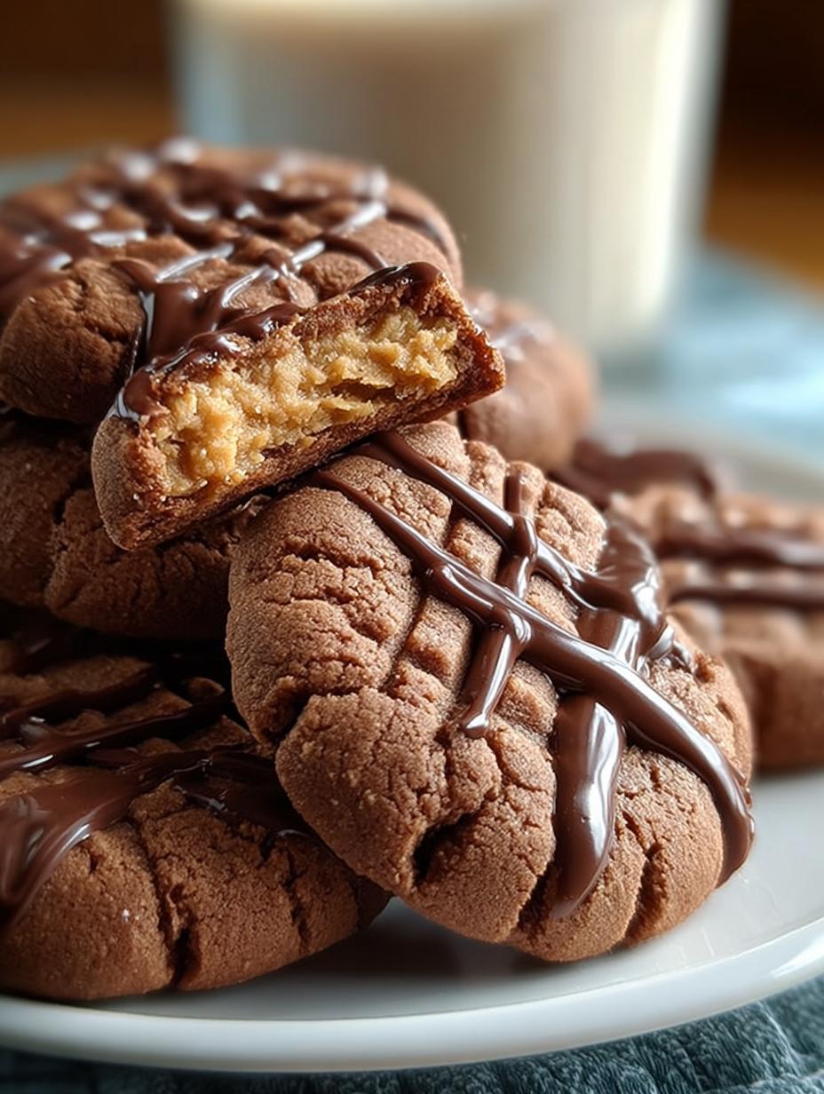 Chocolate Peanut Butter Cookies