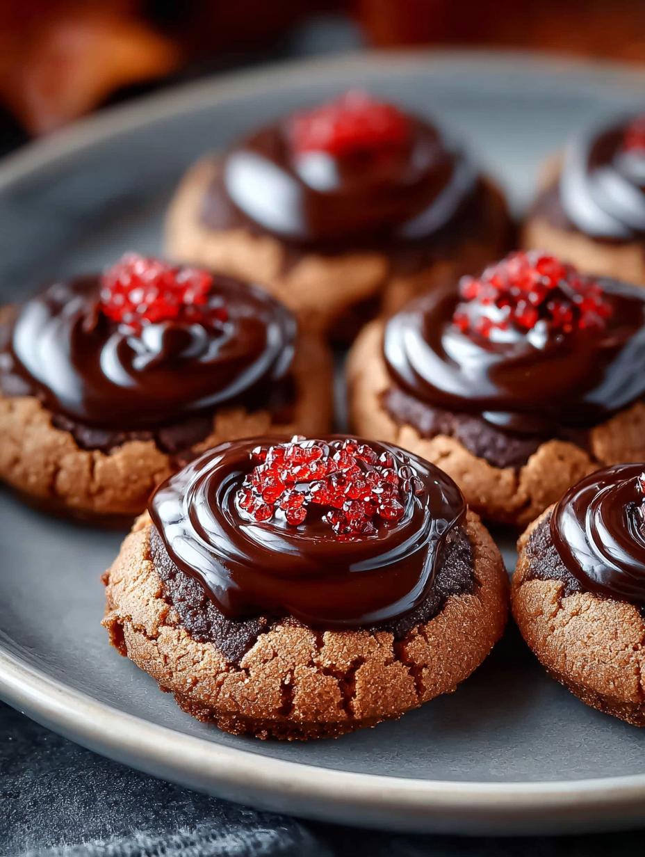 Chocolate Pumpkin Thumbprints: 5 Irresistible Treats - Chocolate Pumpkin Thumbprints - main visual representation