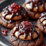 Chocolate Pumpkin Thumbprints