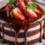 Chocolate Strawberry Cake