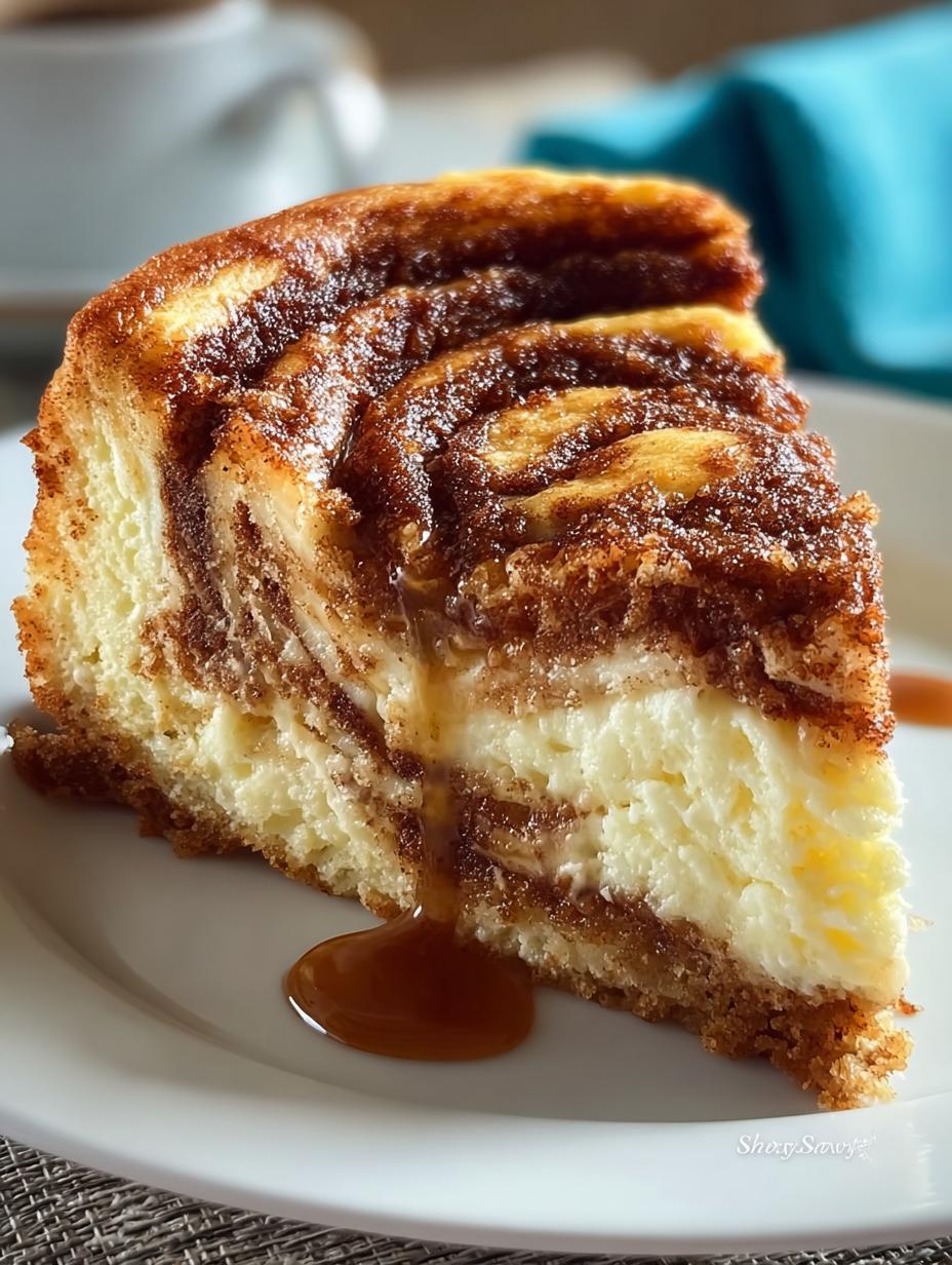 Cinnamon Roll Cheesecake