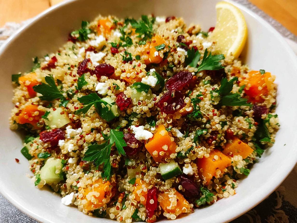 Cosmic Quinoa Salad: A Stellar Flavor Burst - Cosmic Quinoa Salad - additional detail