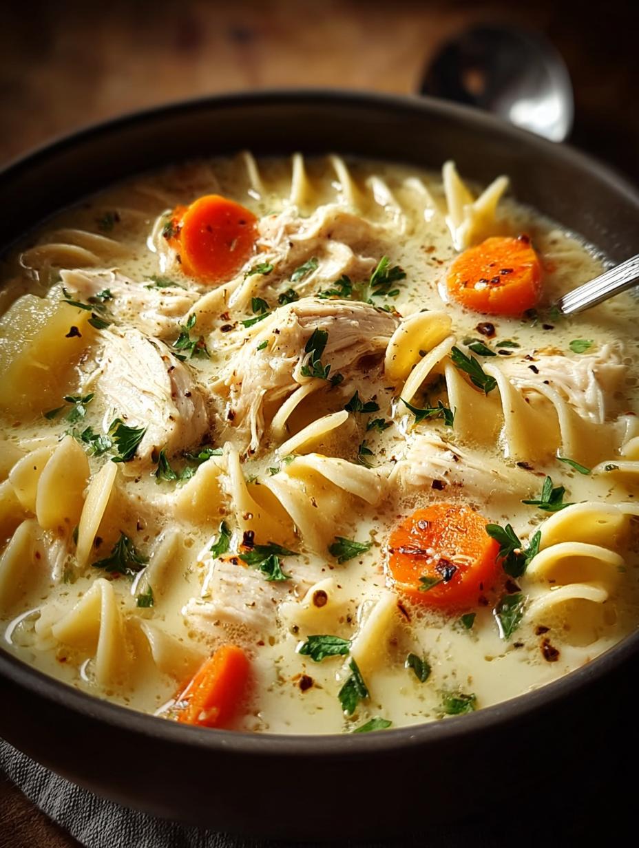 Creamy Chicken Noodle Soup