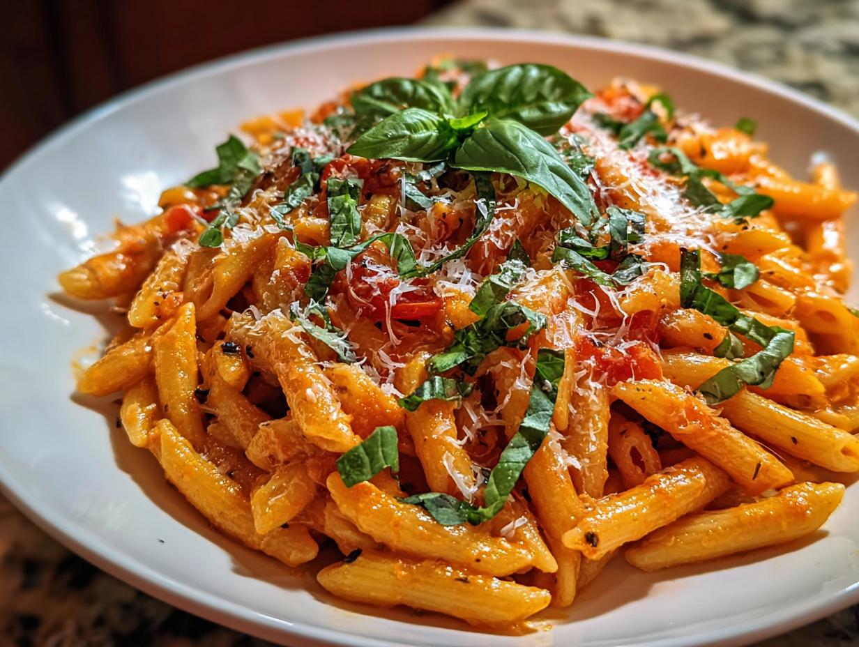 Delicious Creamy Tomato Garlic Pasta in 30 Mins - Creamy Tomato Garlic Pasta - additional detail