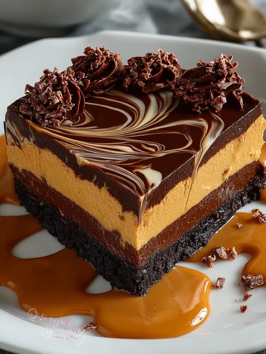 Decadent Chocolate Peanut Butter Swirl Pie Recipe - Decadent Chocolate Peanut Butter - main visual representation