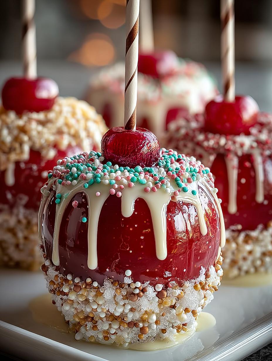 Frosty Wonderland Candy Apples: 6 Sweet Winter Delights - Frosty Wonderland Candy Apples - main visual representation