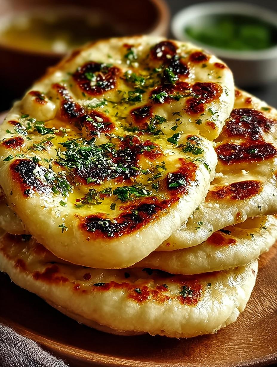 Garlic Naan Bread