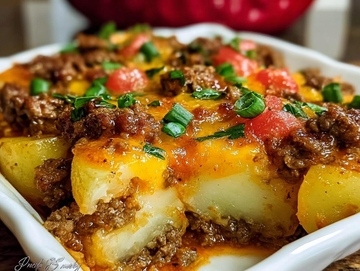 Super Ground Beef Hobo Casserole 5 Super Ground Beef Hobo Casserole - Ground Beef Hobo Casserole - main visual representation