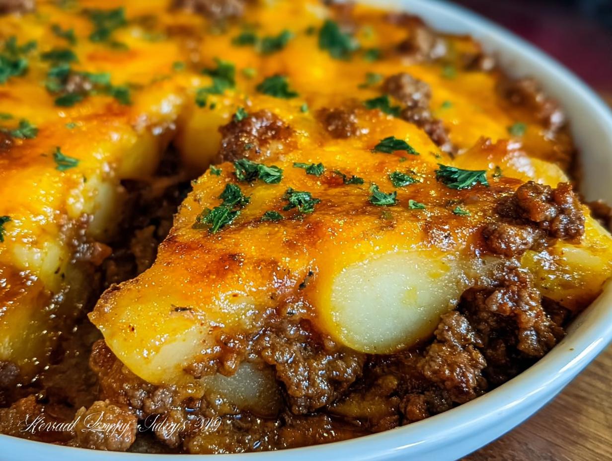 Super Ground Beef Hobo Casserole 6 Super Ground Beef Hobo Casserole - Ground Beef Hobo Casserole - additional detail
