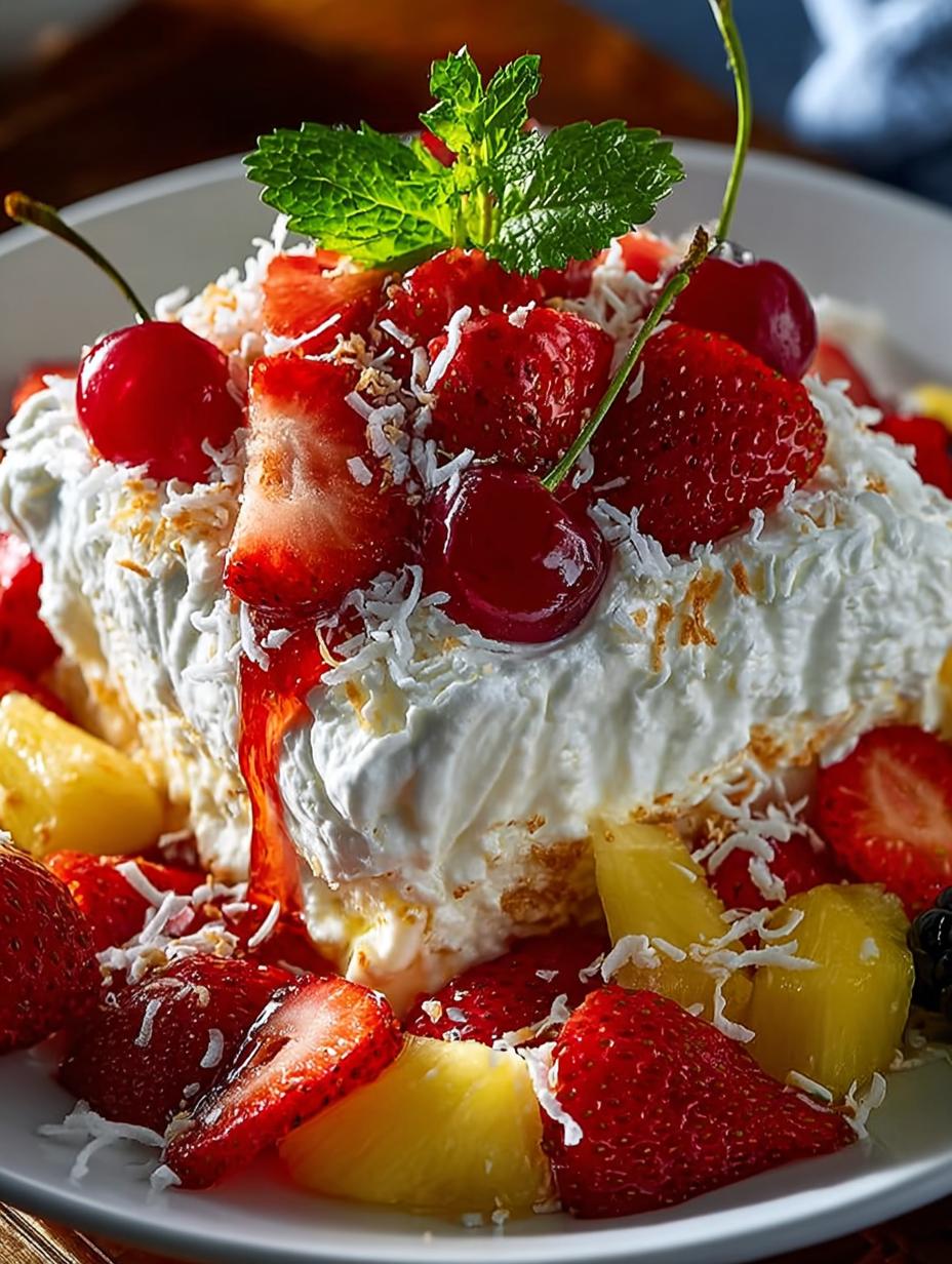 Hawaiian Cheesecake Salad: 7 Irresistible Summer Treats - Hawaiian Cheesecake Salad - main visual representation