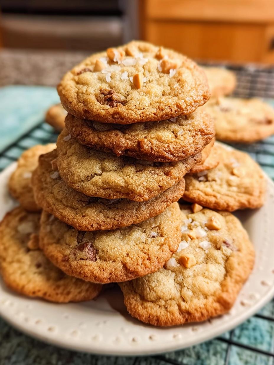 A close-up of a stack of freshly baked Hermit Cookies, showing their soft interior and the flecks of spices and raisins, ready to be enjoyed.