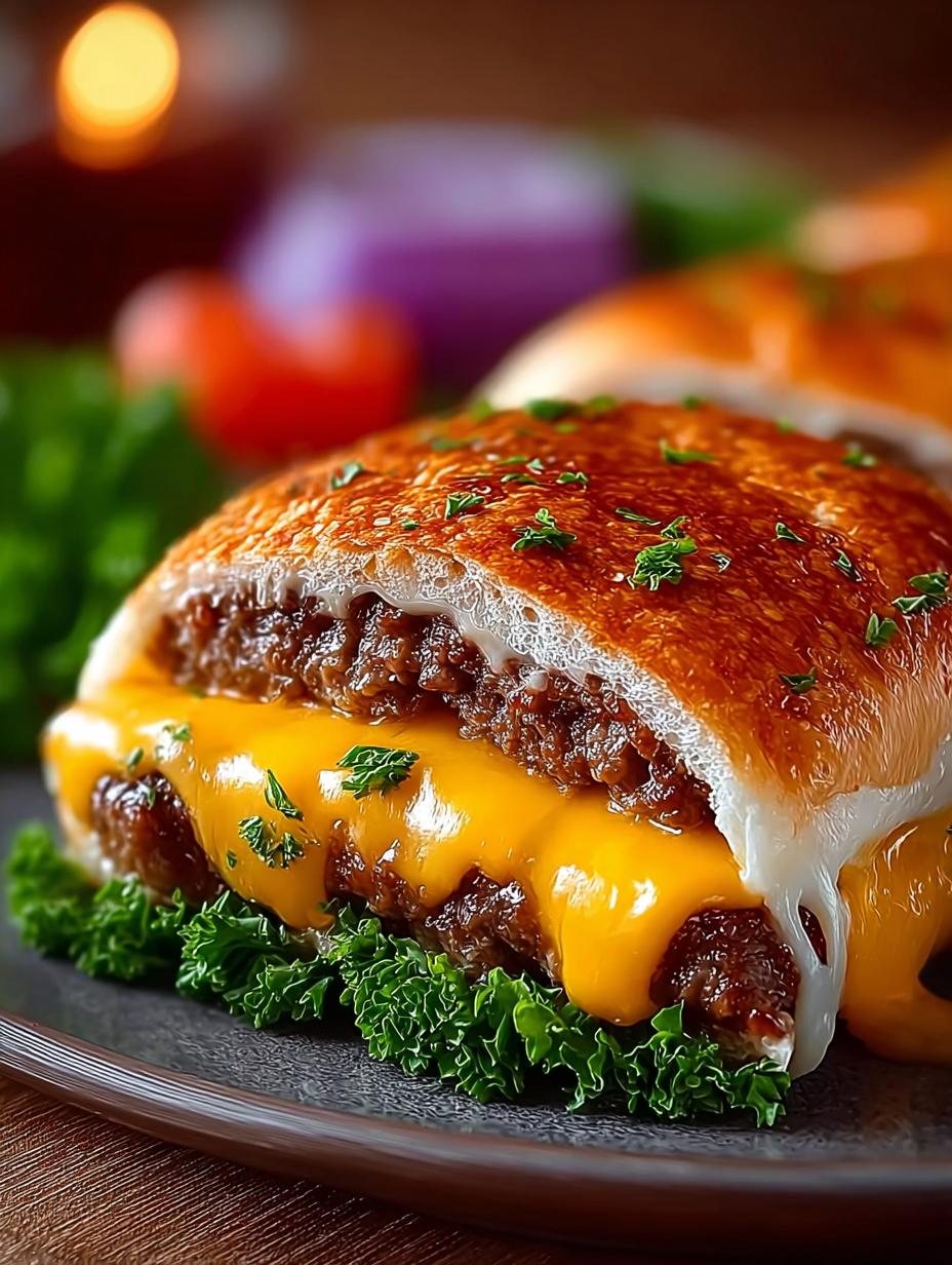 Irresistible Garlic Butter Cheeseburger Rollups Recipe 5 Irresistible Garlic Butter Cheeseburger Rollups Recipe - Irresistible Garlic Butter Cheeseburger - additional detail