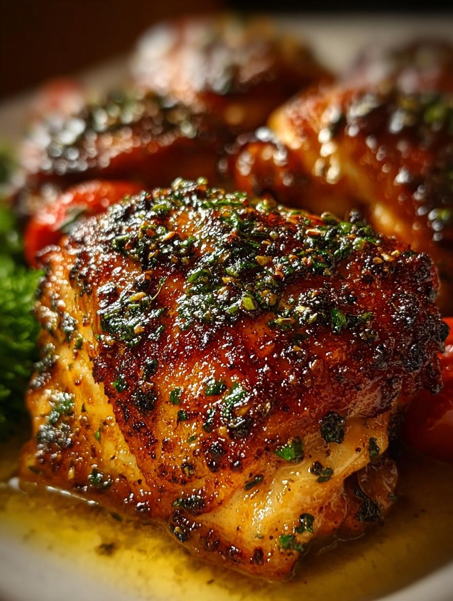 Oven Baked Chicken Thighs: Perfectly Crispy and Juicy Delight - Oven Baked Chicken Thighs - additional detail