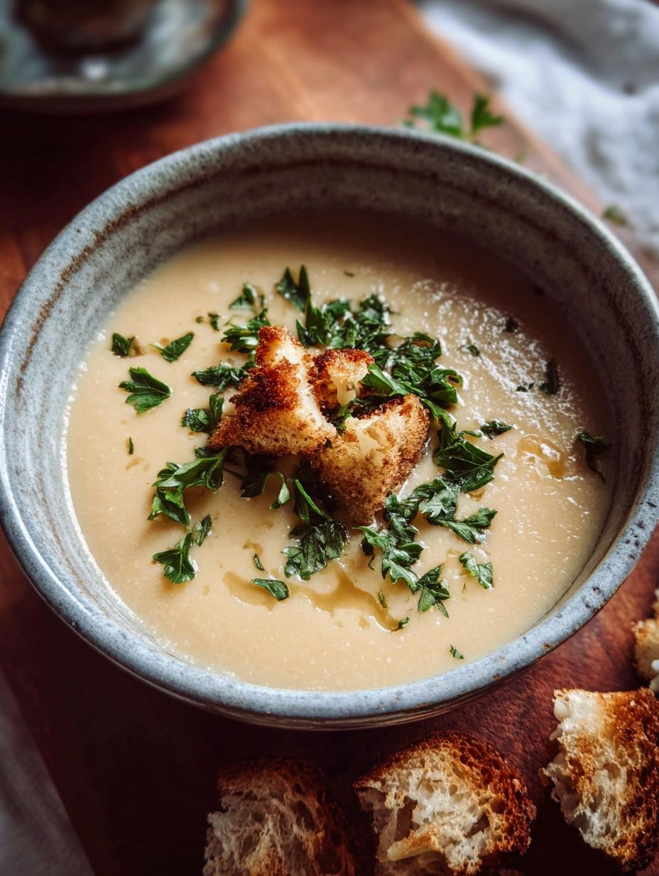 Roasted Cauliflower Soup: 1 Deliciously Easy Recipe 4 Roasted Cauliflower Soup: 1 Deliciously Easy Recipe - Roasted Cauliflower Soup - main visual representation