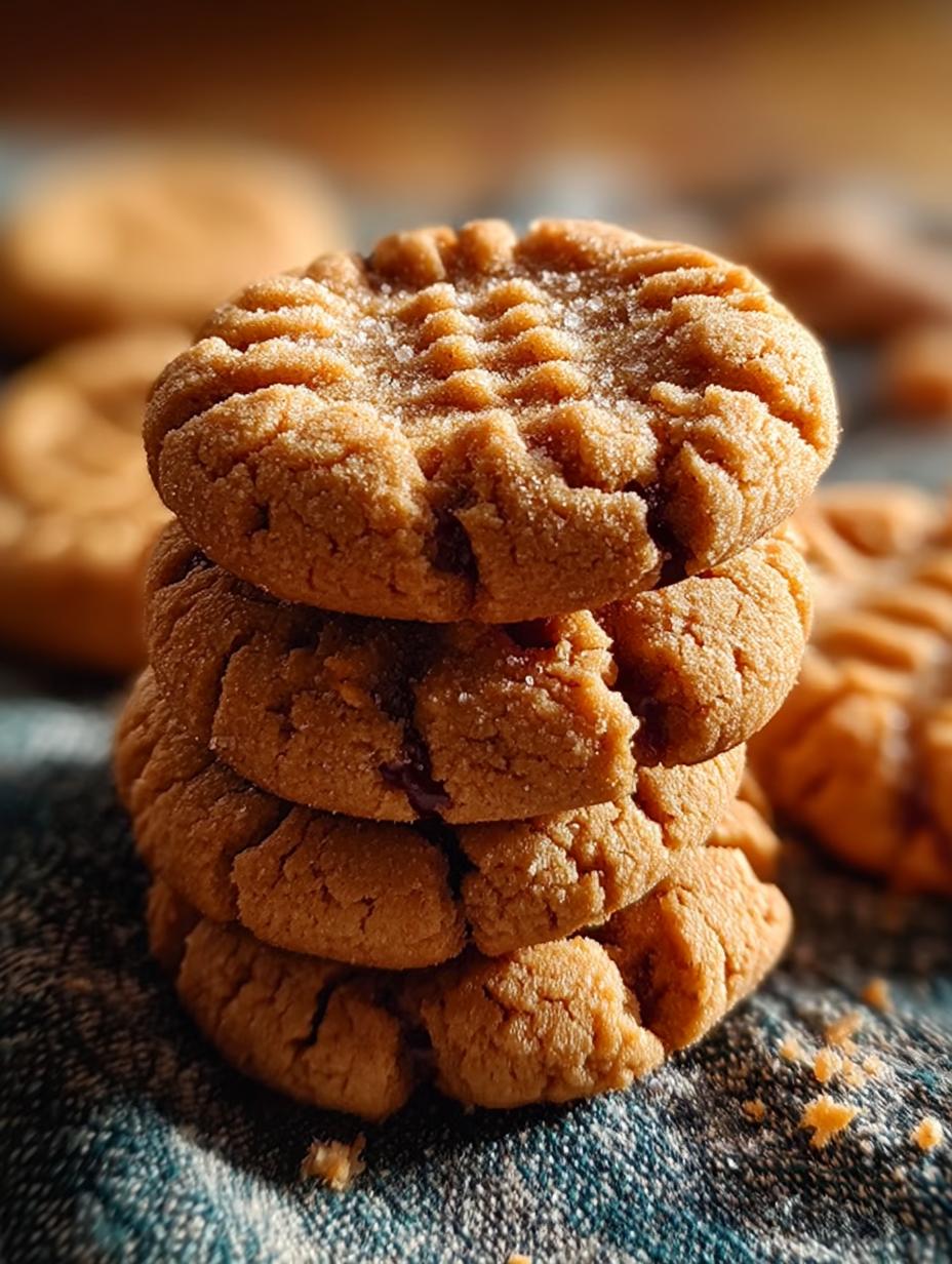 Soft Peanut Butter Cookies: Mouthwatering Recipe with Gluten-Free Goodness 4 Soft Peanut Butter Cookies: Mouthwatering Recipe with Gluten-Free Goodness - Soft Peanut Butter Cookies - main visual representation