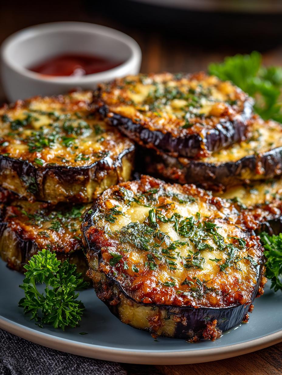 Air Fryer Eggplant Steaks