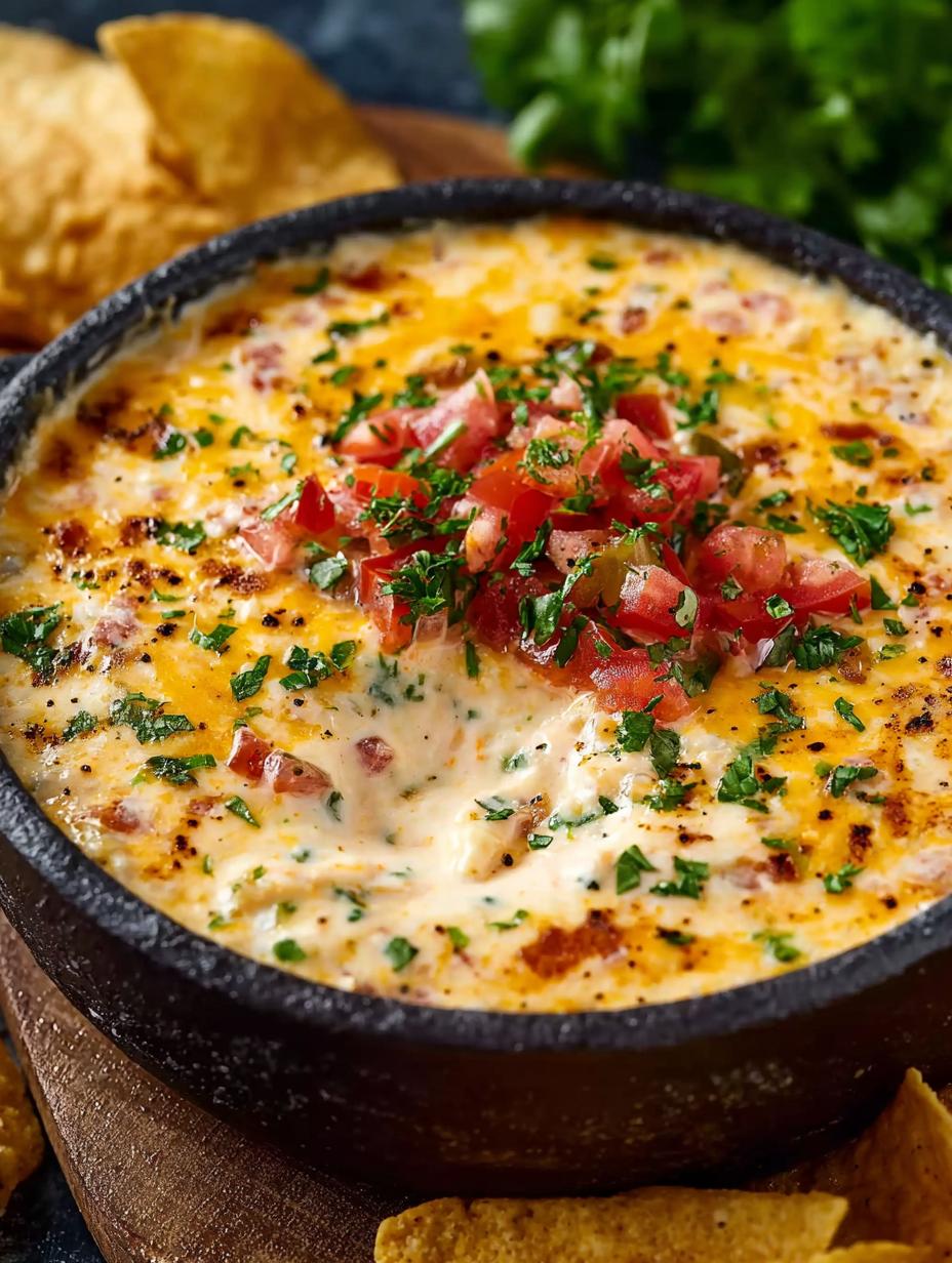 Cheesy Retro Queso Dip: 5-Minute Party Delight - Cheesy Retro Queso Dip - main visual representation