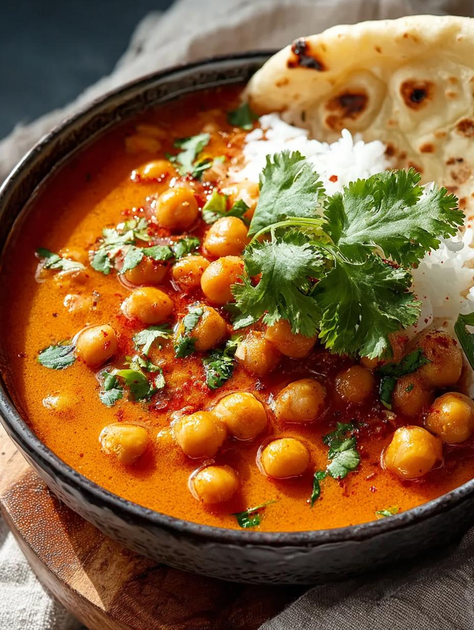 Easy Chickpea Curry: A Creamy Comfort in 20 Minutes - Chickpea Curry - main visual representation