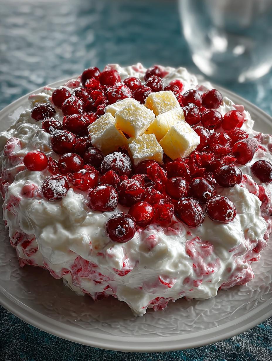 Cranberry Fluff Salad Holiday