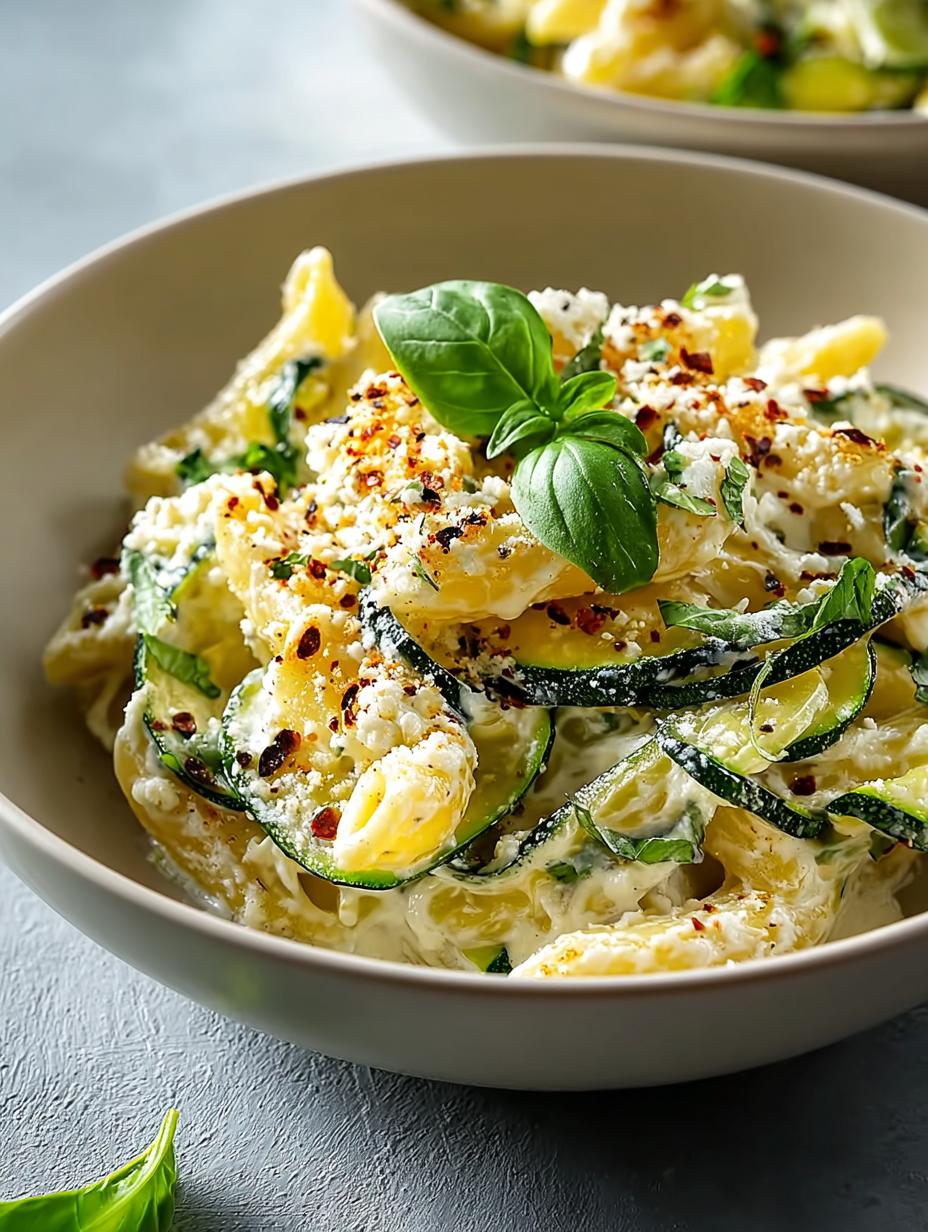 Creamy Zucchini Ricotta Pasta: 30-Minute Delight - Creamy Zucchini Ricotta Pasta - additional detail