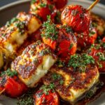Halloumi Cherry Tomato Skewers