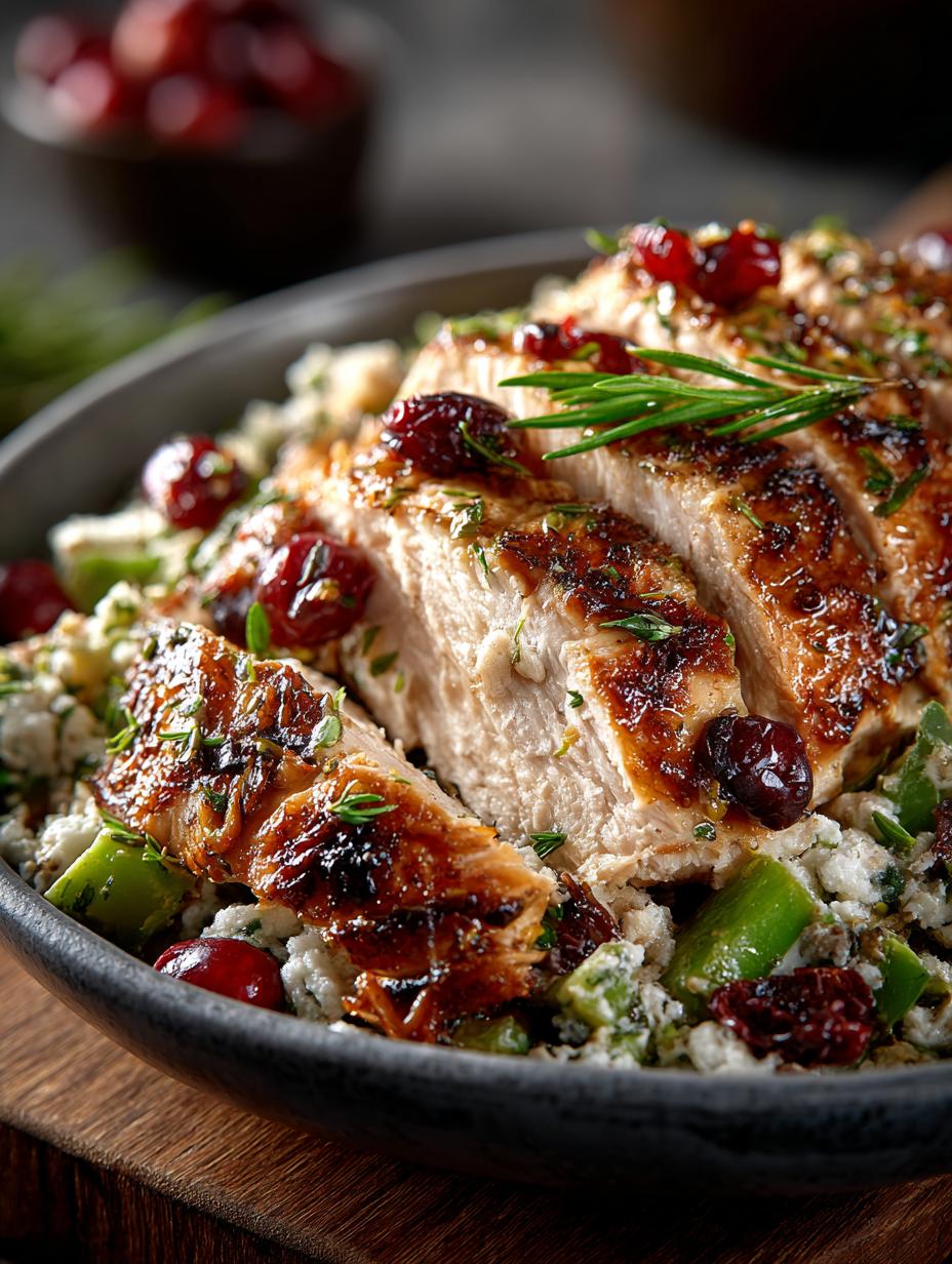 Keto Herbed Turkey Cranberry Salad Recipe for a Healthy Meal 4 Keto Herbed Turkey Cranberry Salad Recipe for a Healthy Meal - Keto Herbed Turkey Cranberry - main visual representation