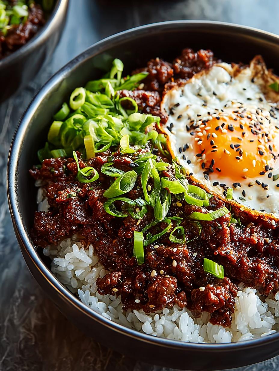 Quick Korean Beef Bowl: A Savory Delight Under 25 Minutes - Korean Beef Bowl - additional detail