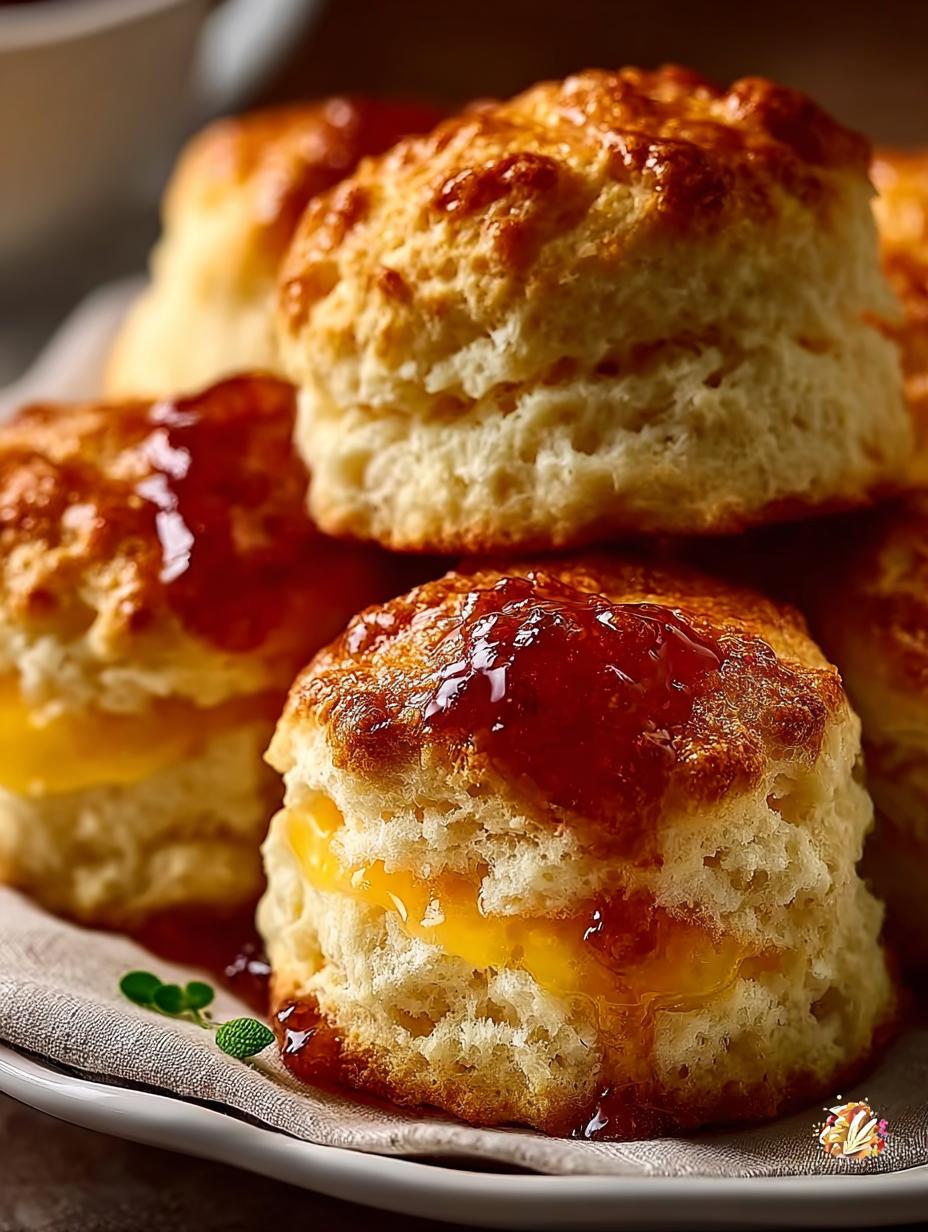 Delicious Peach Butter Swim Biscuits Recipe to Try - Peach Butter Swim Biscuits - main visual representation