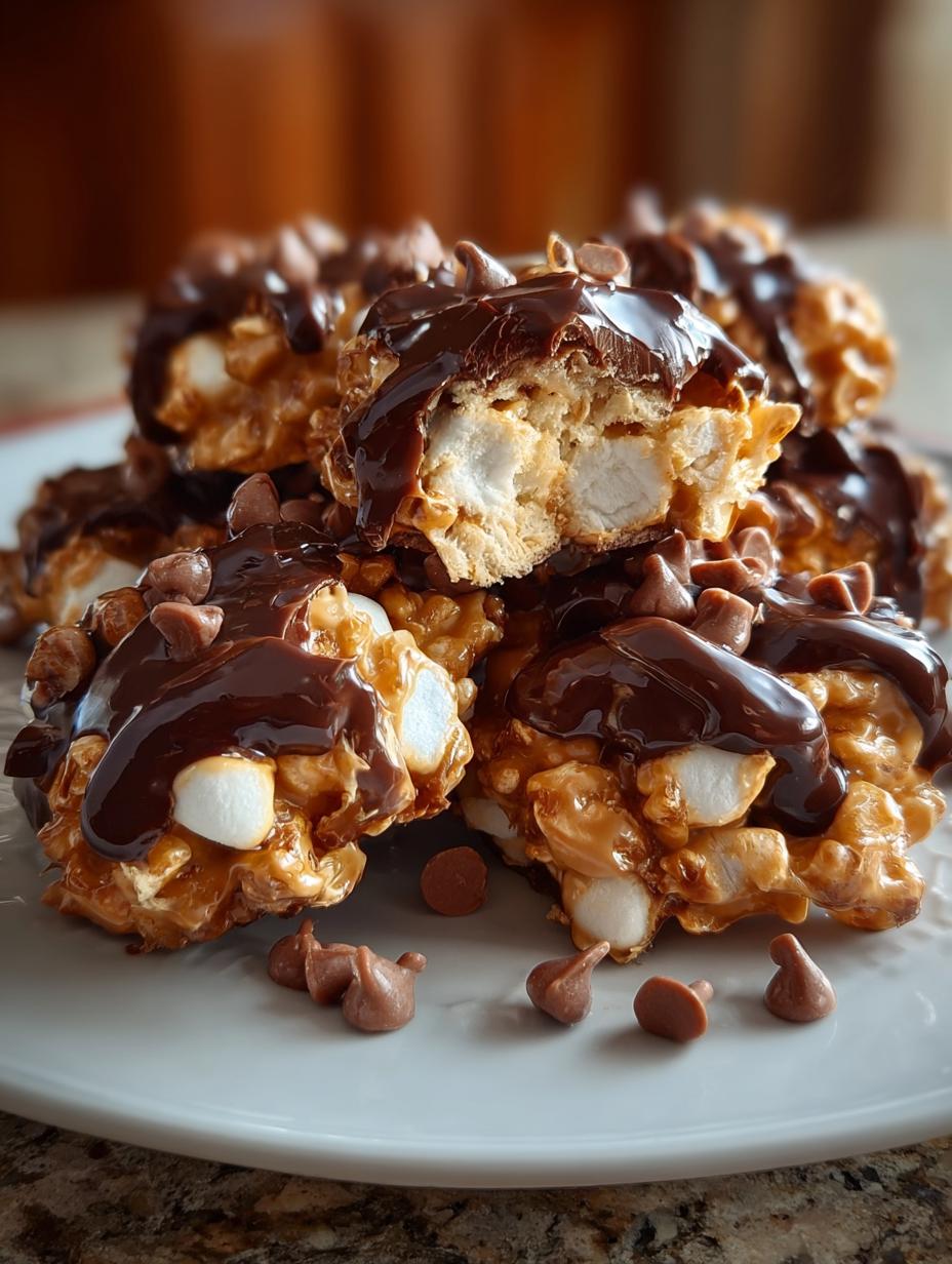 Delicious Peanut Marshmallow Clusters Sweet ready to serve