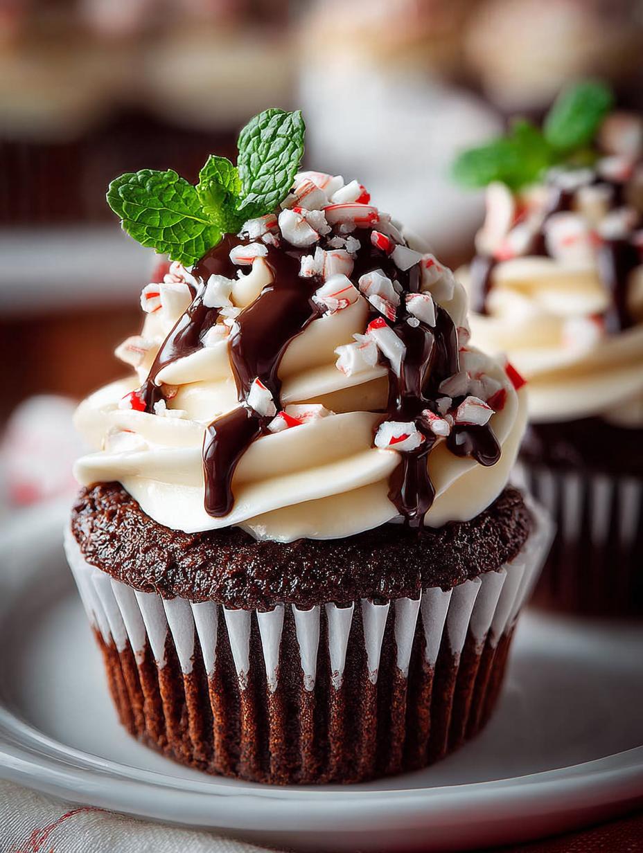 Delicious Peppermint Mocha Cupcakes for the Holidays 4 Delicious Peppermint Mocha Cupcakes for the Holidays - Peppermint Mocha Cupcakes - main visual representation