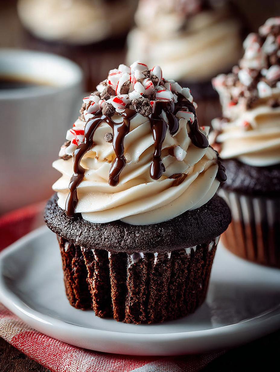 Peppermint Mocha Cupcakes