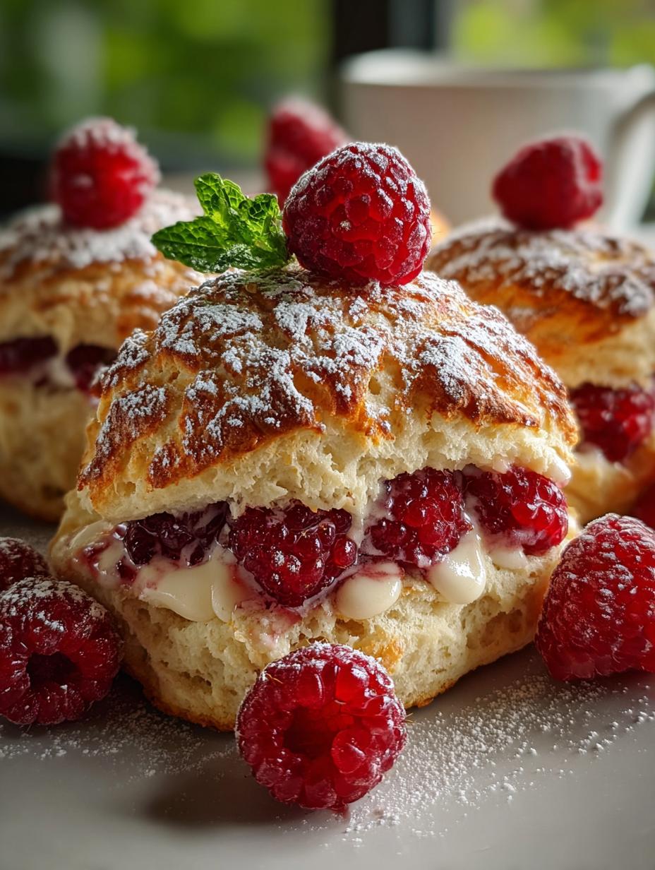 Delightful Raspberry Almond Scones Soft Recipe - Raspberry Almond Scones Soft - additional detail