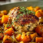 Roasted Chicken Leek Butternut