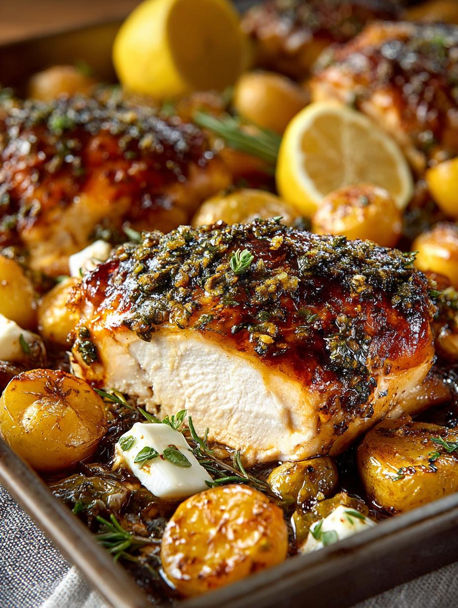 Roasted Lemon Balsamic Chicken