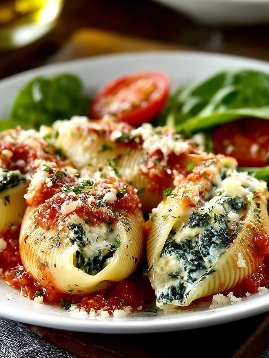 Spinach Cheese Stuffed Shells: 5 Reasons to Love Them - Spinach Cheese Stuffed Shells - additional detail
