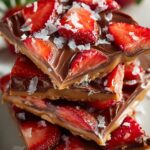 Strawberry Peanut Butter Bark
