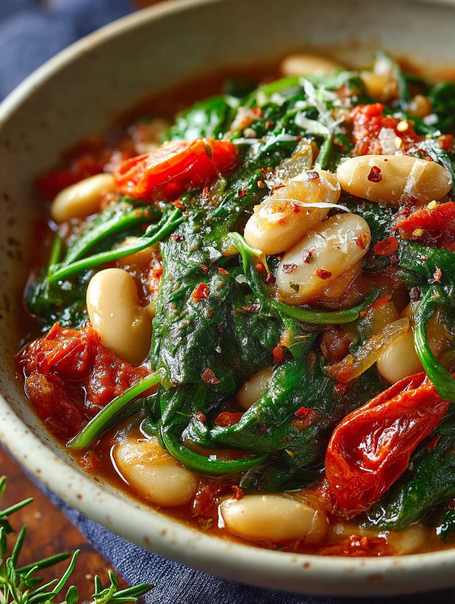 Tomato Spinach White Bean: 5 Hearty Recipes to Try 4 Tomato Spinach White Bean: 5 Hearty Recipes to Try - Tomato Spinach White Bean - main visual representation