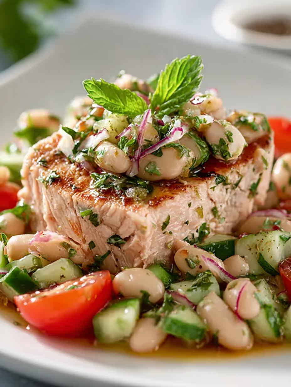 Delicious White Bean Tuna Salad: 5 Easy Steps 5 Delicious White Bean Tuna Salad: 5 Easy Steps - White Bean Tuna Salad - additional detail