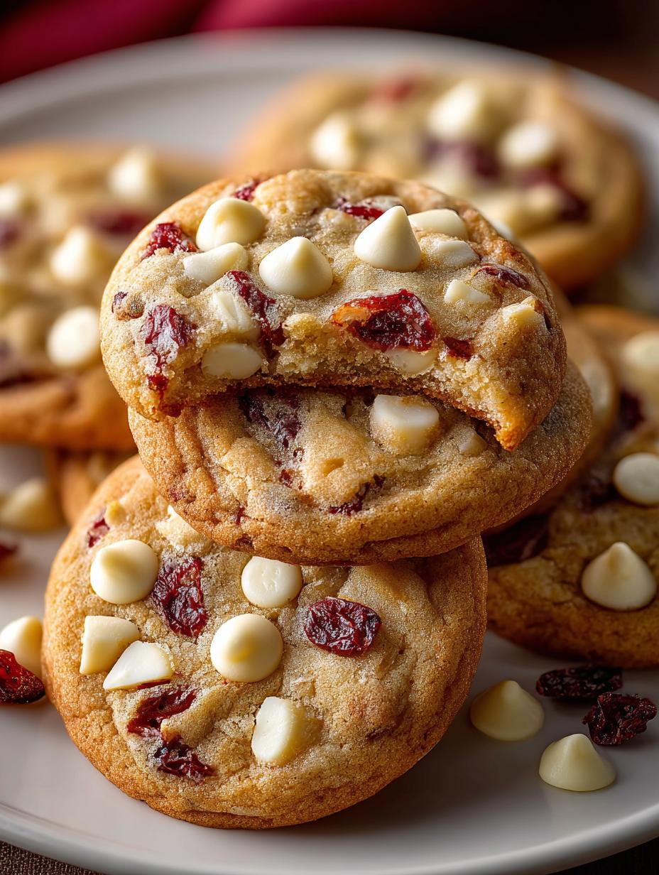 Delicious White Chocolate Chip Cranberry Cookies Recipe - White Chocolate Chip Cranberry - additional detail