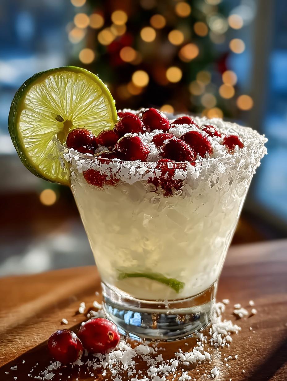 Delightful White Christmas Margarita Recipe for the Holidays - White Christmas Margarita - main visual representation