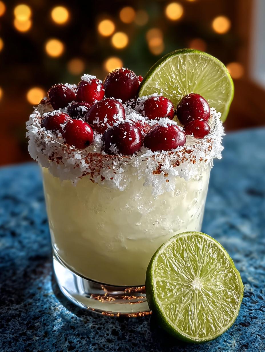 Delightful White Christmas Margarita Recipe for the Holidays - White Christmas Margarita - additional detail
