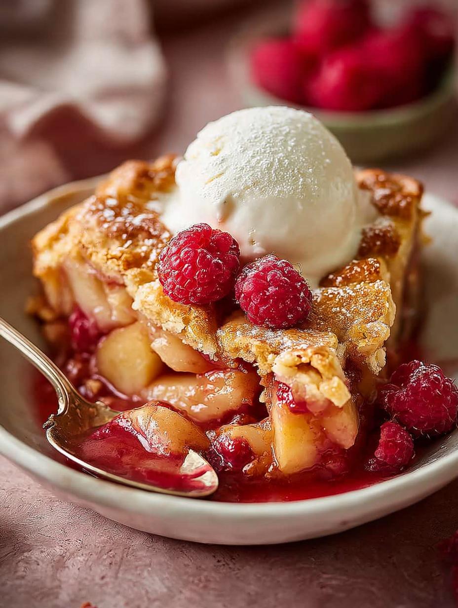 Apple Raspberry Pandowdy