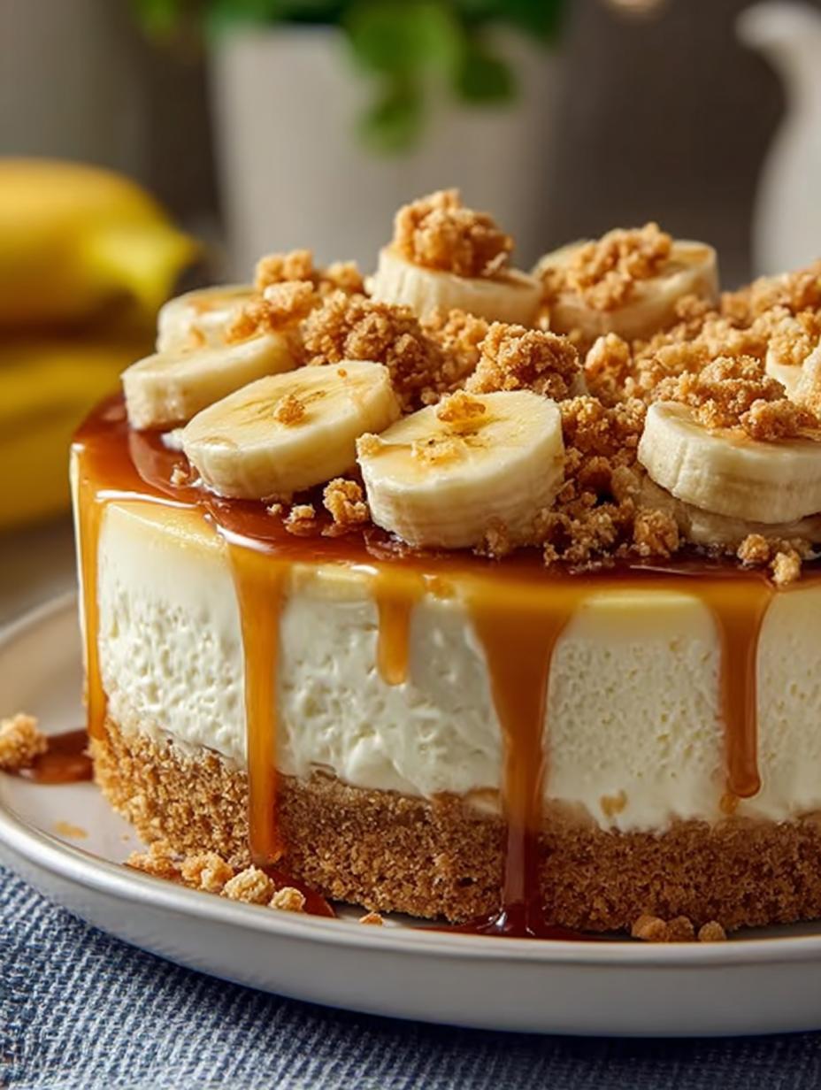 Banana Pudding Crunch Cheesecake: 10 Irresistible Layers - Banana Pudding Crunch Cheesecake - main visual representation