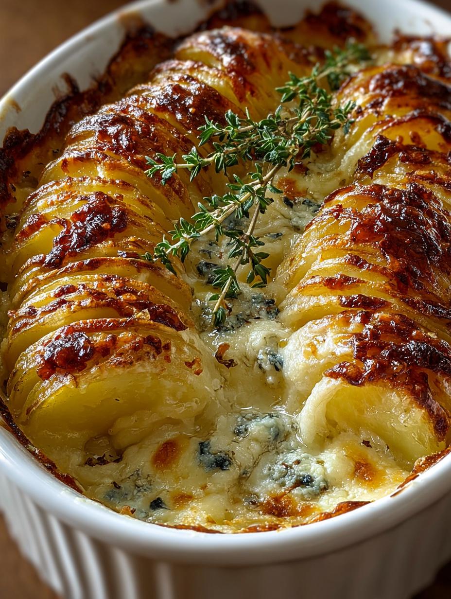 Cheesy Hasselback Potato Gratin: 7 Delightful Layers - Cheesy Hasselback Potato Gratin - additional detail