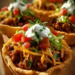 Cheesy Taco Cups Snack