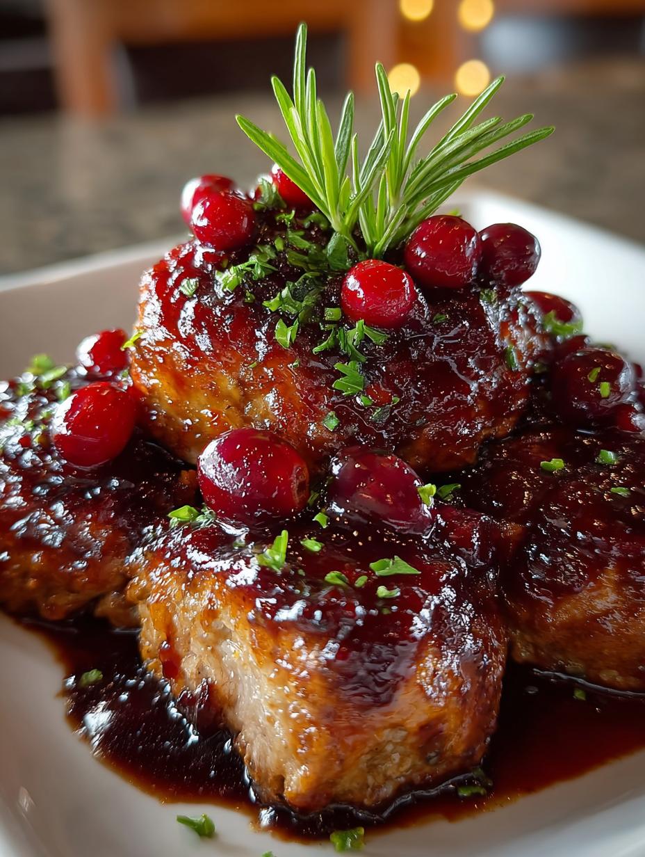 Irresistible Cherry Coded Cranberry BBQ meatballs served with sauce